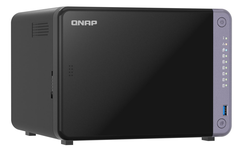 QNAP TS-632X-4G - NAS-Server 2x  2,5, -2x 10GbE SFP+,  PCIe Slot