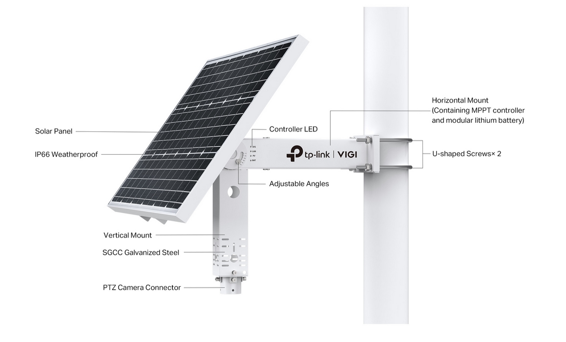 TP-LINK VIGI SP9030 - Solarkollektor - 90 Watt