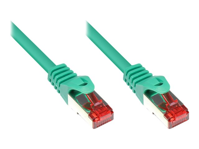 Patchkabel 1,5m Cat6 2x RJ45 PIMF grün