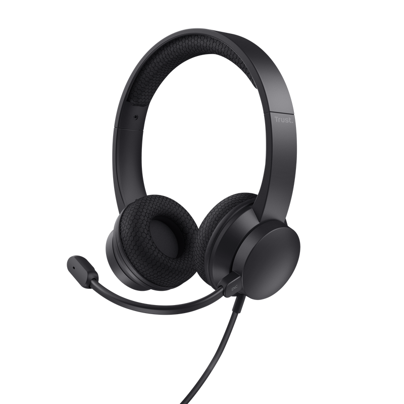 Trust Headset USB HS-260 ENC schwarz