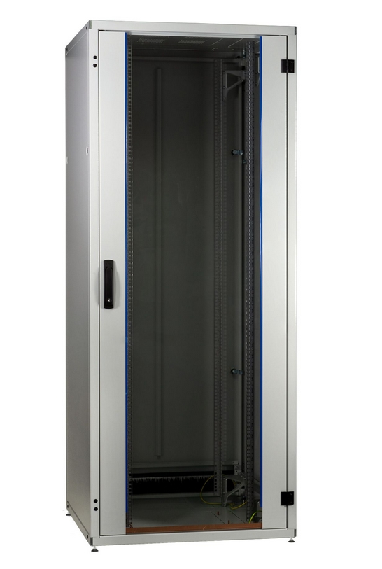 Netzwerkschrank-PRO 27HE H1297 x B800 x T800, RAL 7035