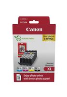 Canon CLI-581XL Multipack 4er-Tinte (BK/C/M/Y) + Foto Papier 50 Blatt