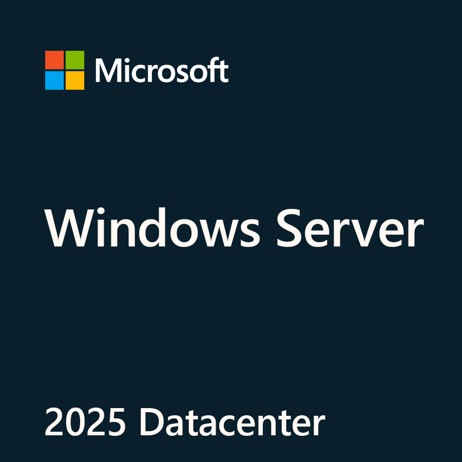 Microsoft Windows Server 2025 Datacenter - 16 Kerne - Systembuilder - Deutsch