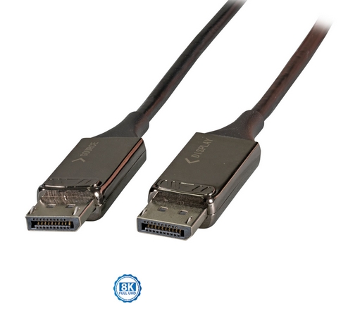 Monitorkabel DisplayPort -> DisplayPort S/S 30,0m schwarz (AOC Hybrid Kabel 8K)