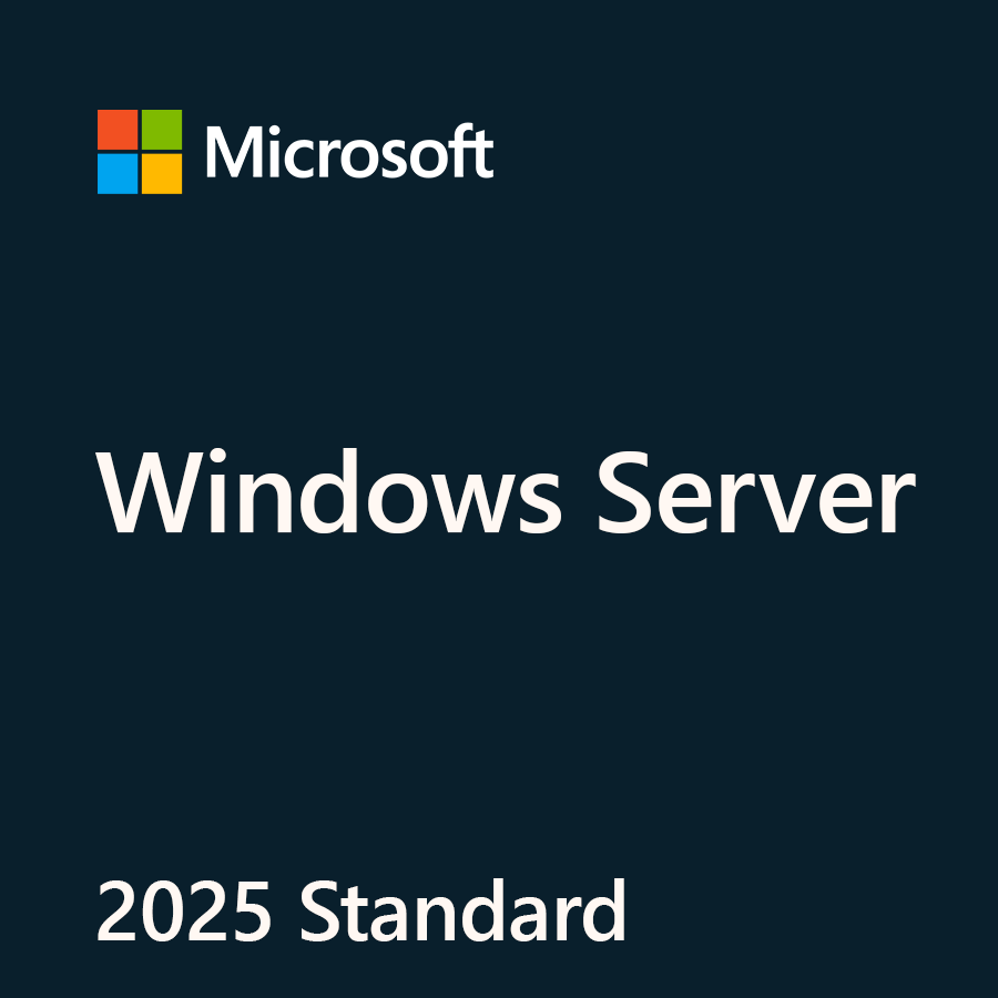 Microsoft Windows Server 2025 Standard - 16 Kerne - Systembuilder - Deutsch