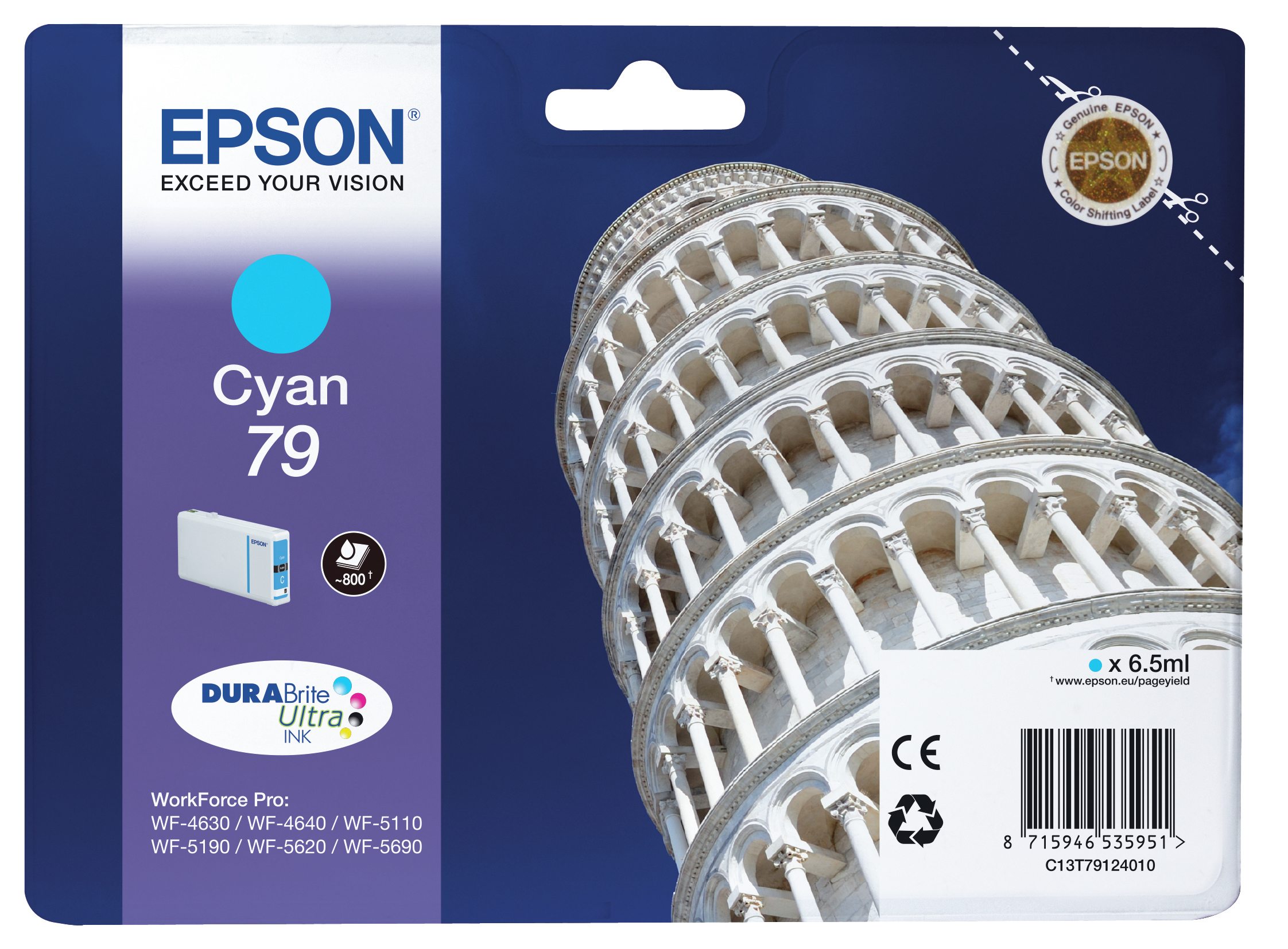 Epson 79 Tinte Cyan 6,5 ml