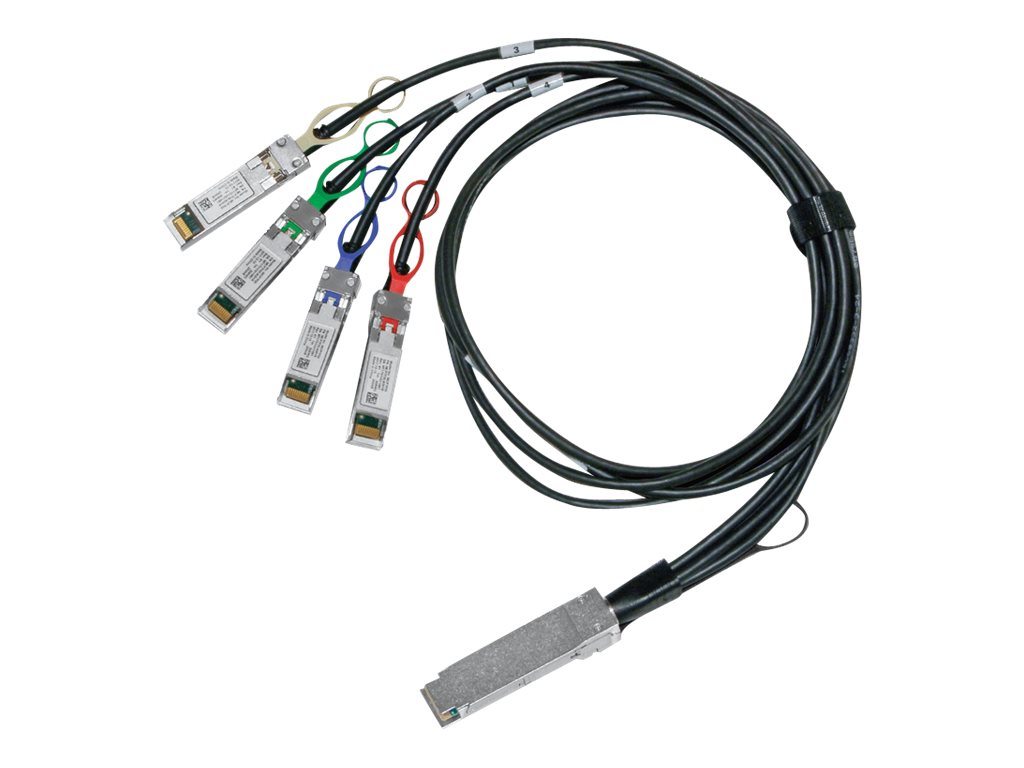 100G Ka 2m NVIDIA Mellanox LinkX - 100GBE to 4x25GbE Direct Attach Copper Splitter Cable