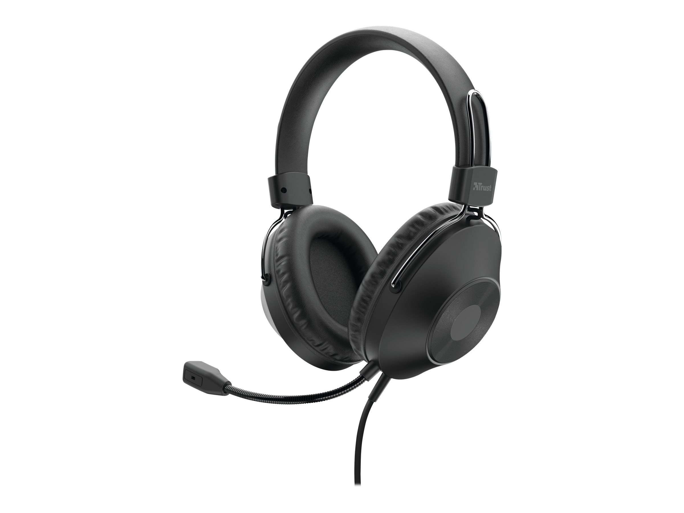 Trust Headset USB HS-250 Over-Ear schwarz