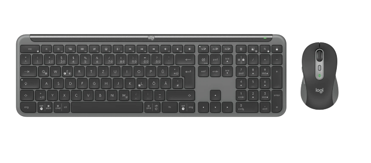 Logitech Wireless MK950 Signature Slim Combo for Business graphite DE