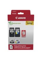 Canon PG-540/CL-541 Multipack 2er-Tinte (BK/C/M/Y) + Foto Papier 50 Blatt