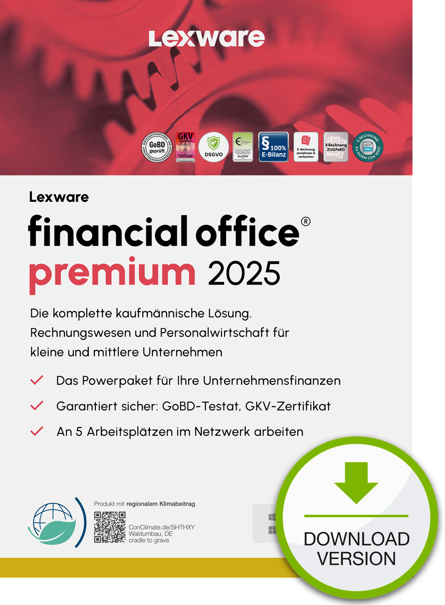 ESD / Lexware financial office premium 2025 / Online Download