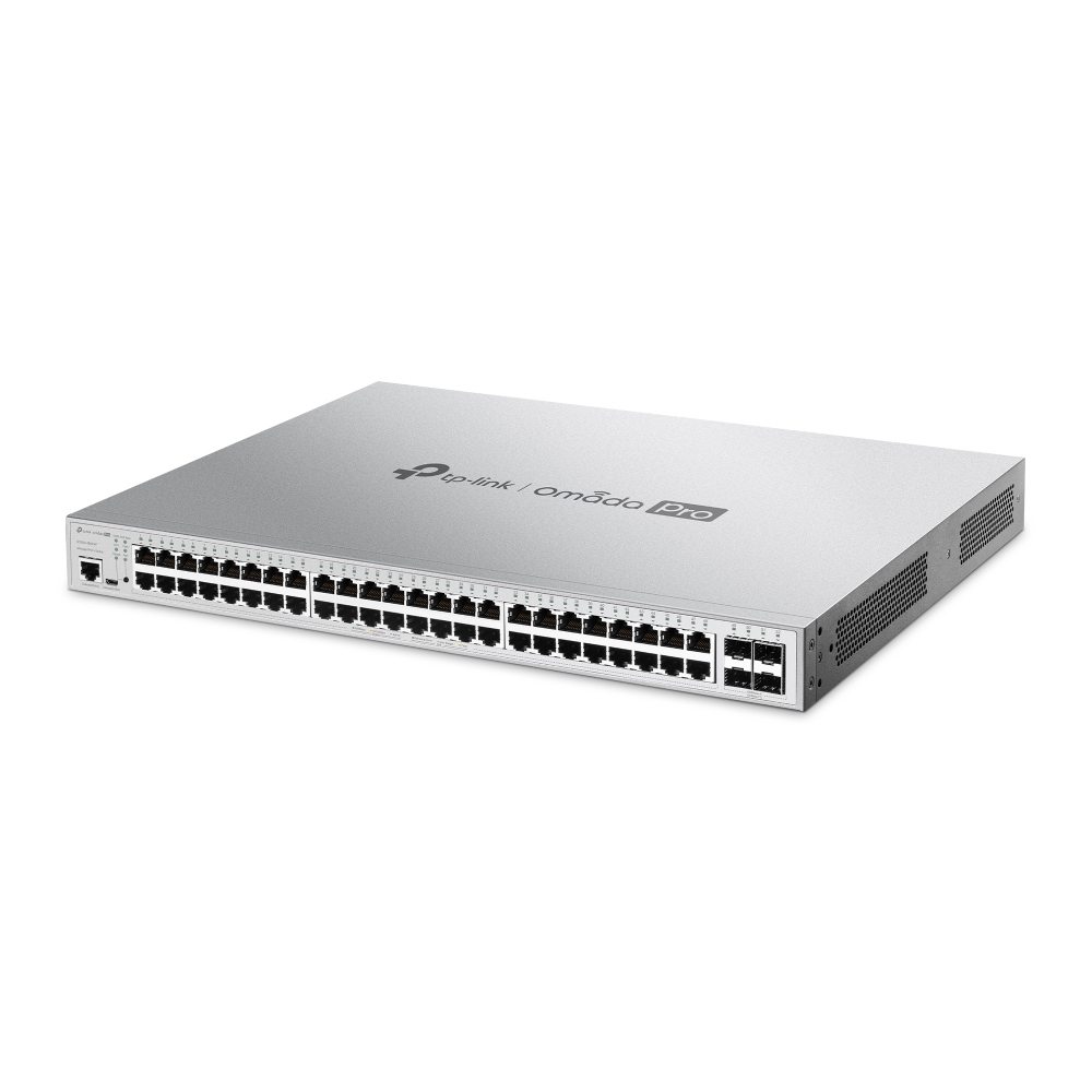 TP-LINK Omada Pro S5500-48GP4F - Switch - Managed - L2+ - 48 x 10/100/1000 + 4 x SFP - (48x PoE+ 384W)