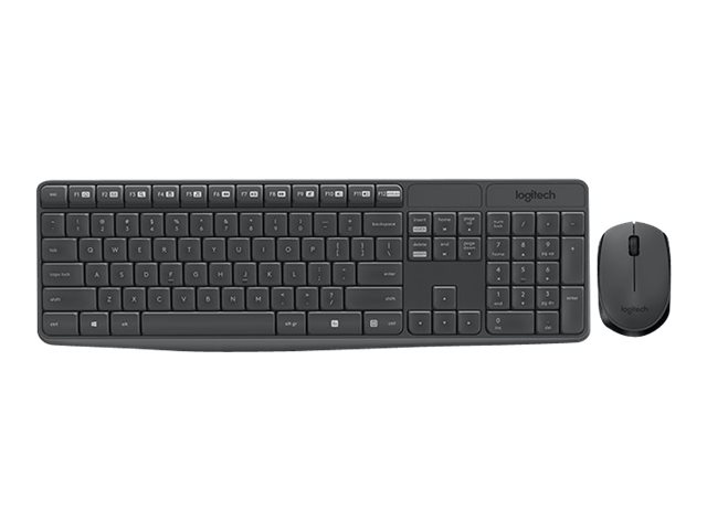 Logitech Kombi Wireless MK235 schwarz DE