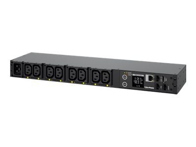 CyberPower PDU81005 PDU Stromverteilung Switched Metered-pro-Ausgang 16A 8-fach Rack 1U