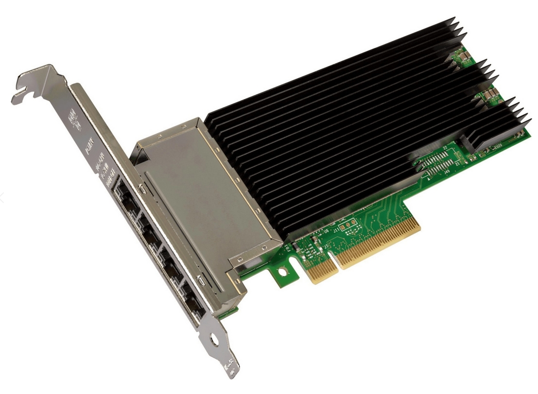 Intel 10GBase-T Quad-Port Adapter X710T4LBLK PCIe 3.0 x8