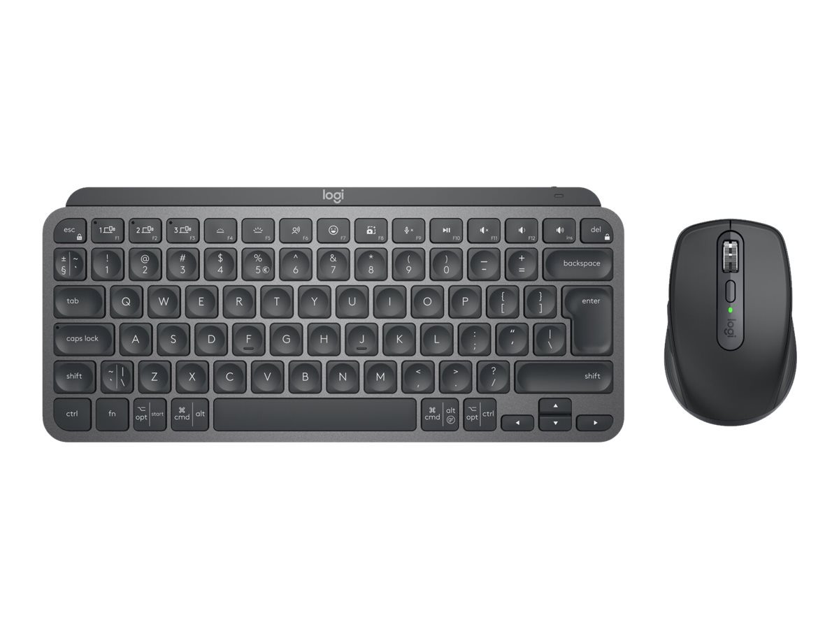 Logitech Kombi Wireless MX Keys Mini schwarz DE