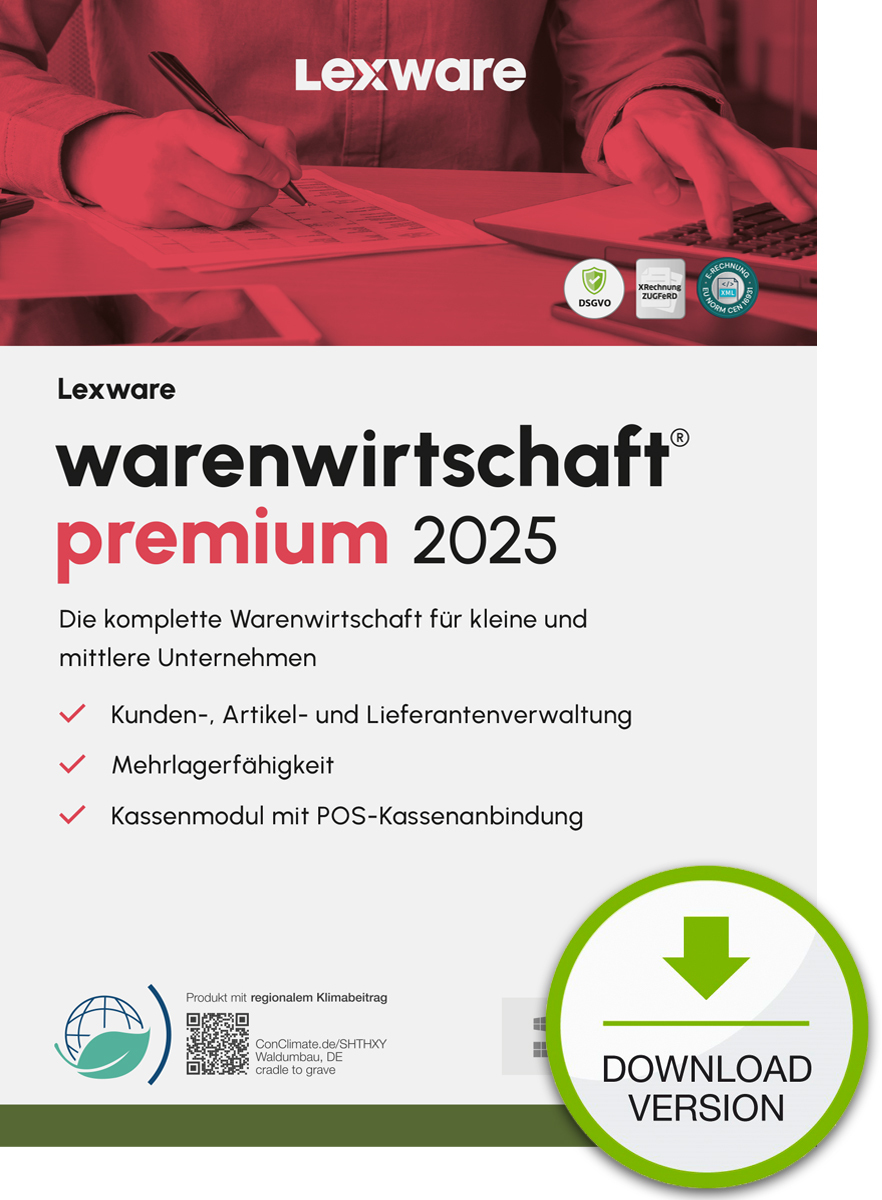 Lexware warenwirtschaft premium 2025 ABO, ESD Software Download incl. Activation-Key