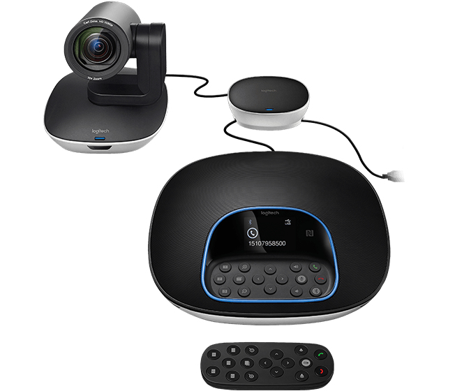 Logitech ConferenceCam GROUP Kit silber