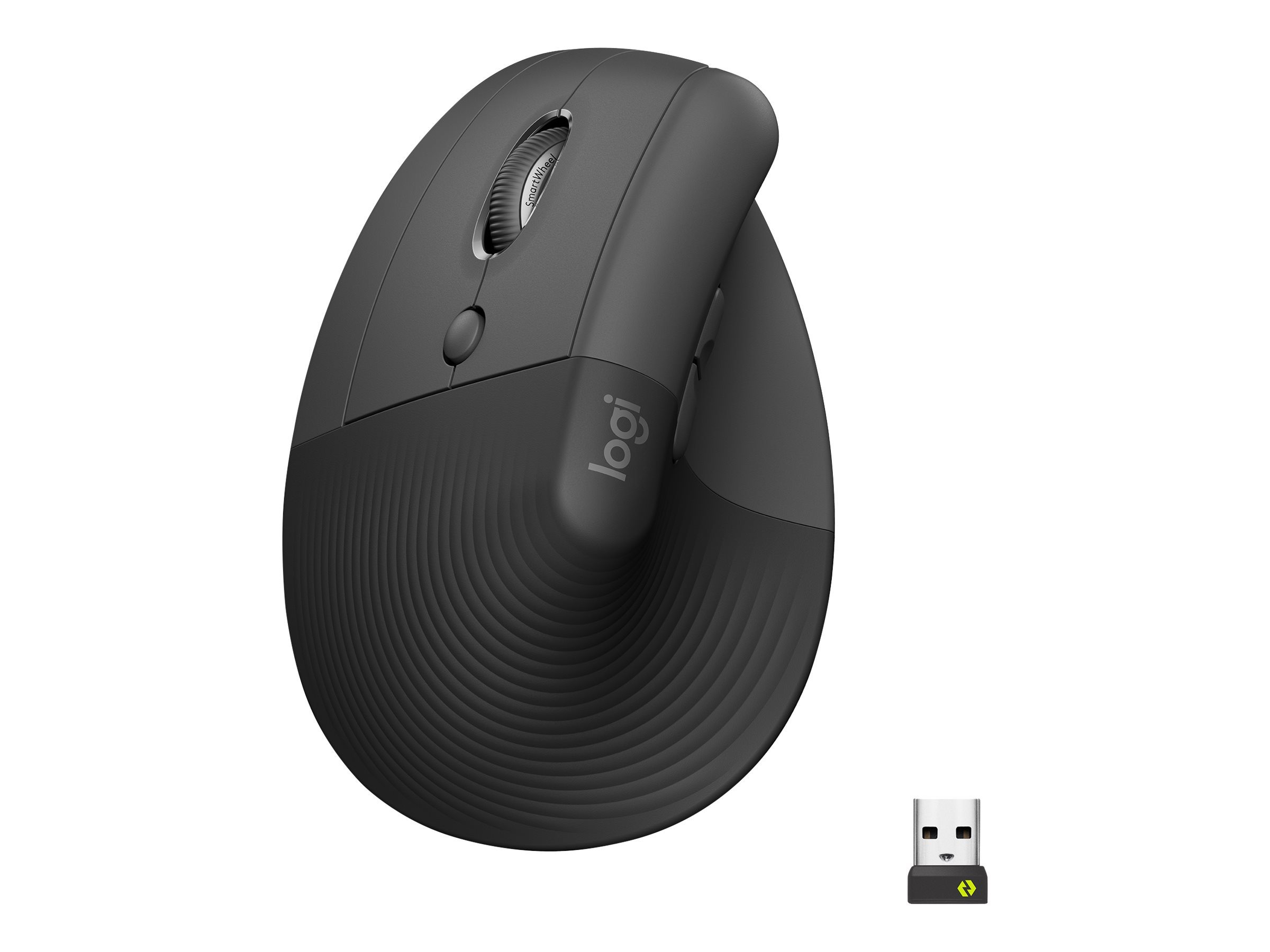 Logitech Wireless Lift for Business ergonomisch links graphite