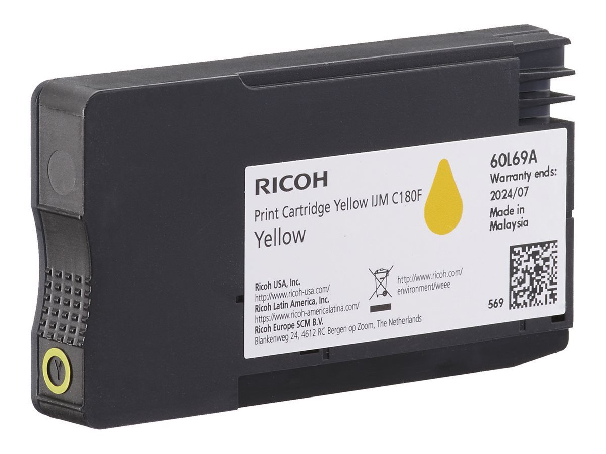 Ricoh Tinte Yellow IJM C180F 1.600 Seiten nach ISO/IEC24713