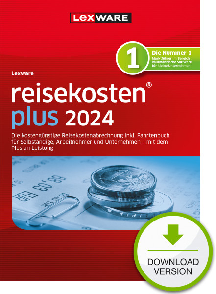 Lexware reisekosten plus 2024, ESD Software Download incl. Activation-Key