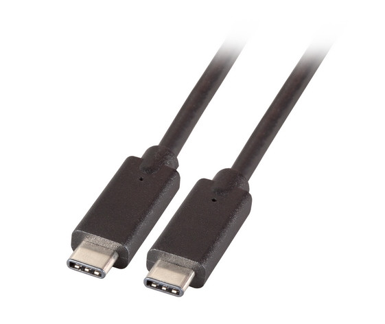 USB Kabel Type C S/S C->C 0,5m schwarz USB 3.2 Gen.1