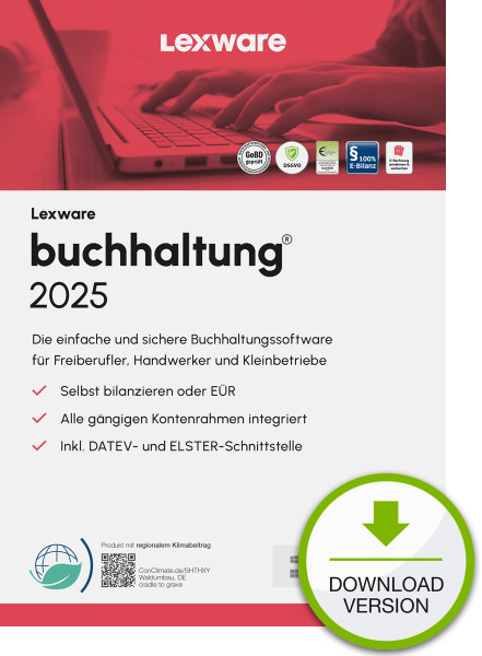 Lexware buchhaltung 2025 ABO, ESD Software Download incl. Activation-Key