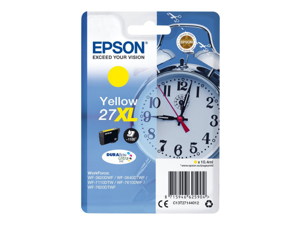 Epson 27XL Tinte Gelb 10,4 ml