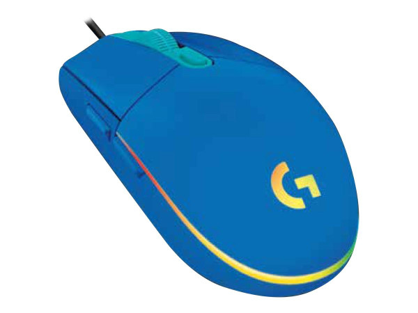 Logitech-G Gaming Kabel G102 LIGHTSYNC blau