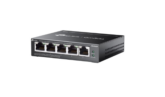 TP-LINK Omada ES205GP Switch 5-Port (4x PoE+ 65W)