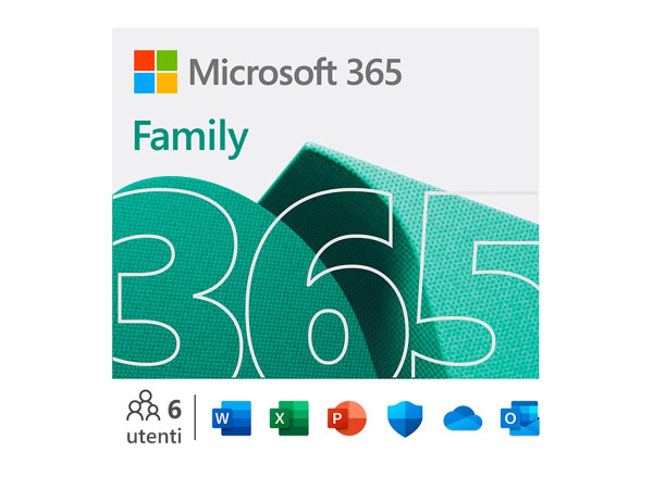 Microsoft 365 Family - 5 PCs or Macs, 1 Year - Download