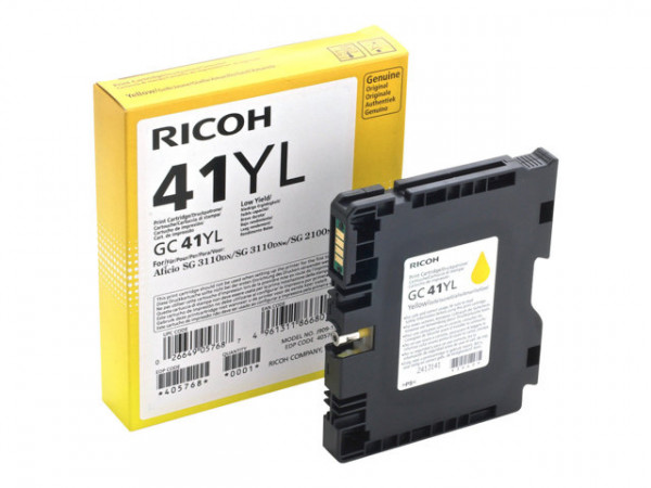 Ricoh Aficio SG 2100N Gel Gelb GC41YL ca. 600 Seiten