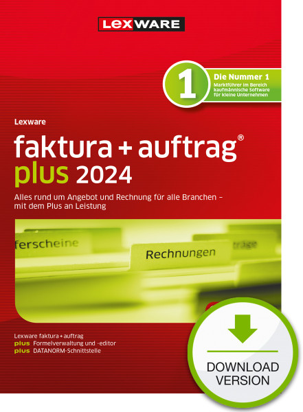 Lexware faktura+auftrag plus 2024, ESD Software Download incl. Activation-Key