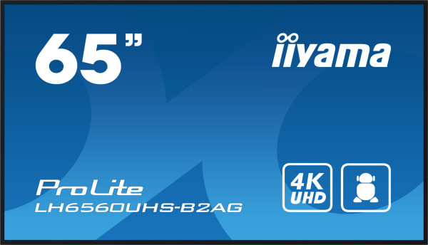 iiyama LH6560UHS-B2AG Inklusive Wandmontage-Kit